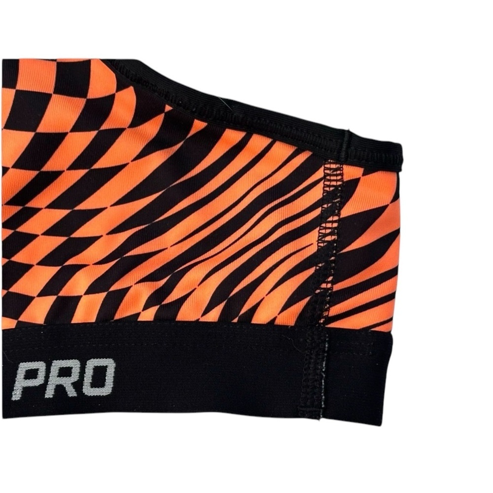 Nike DRI-FIT Pro Swoosh Bra Running Athletic Training Top Orange Women’s Medium - Picture 5 of 6